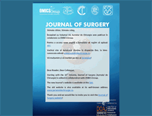Tablet Screenshot of jurnaluldechirurgie.ro
